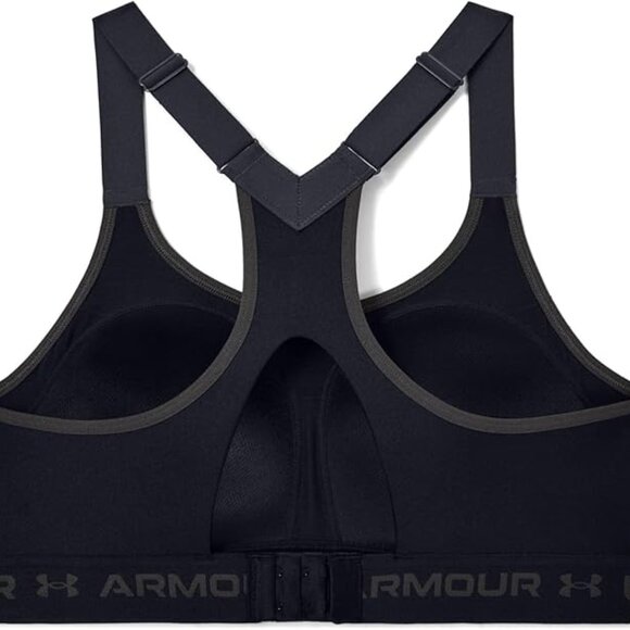 Under Armour NWT Women's Black CROSSBACK High Impact Sports Bra, Size 42DDD - Picture 4 of 4